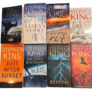 Lot of 8 Stephen King Paperback Books (From the 2000's)